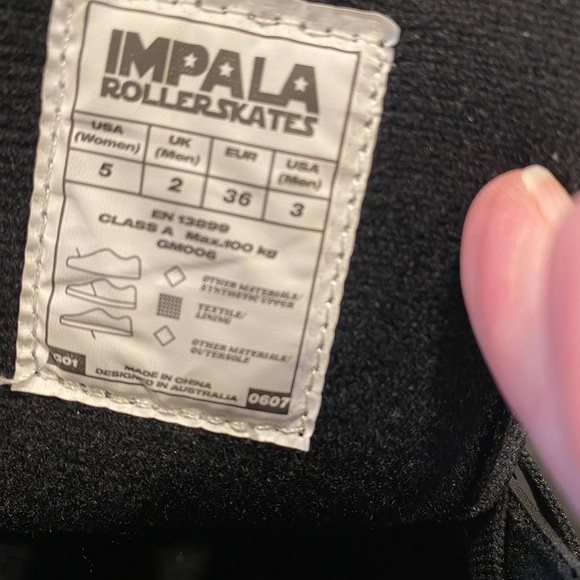 Impala Black Roller Skates - Classic High-Top Style - Picture 2 of 2